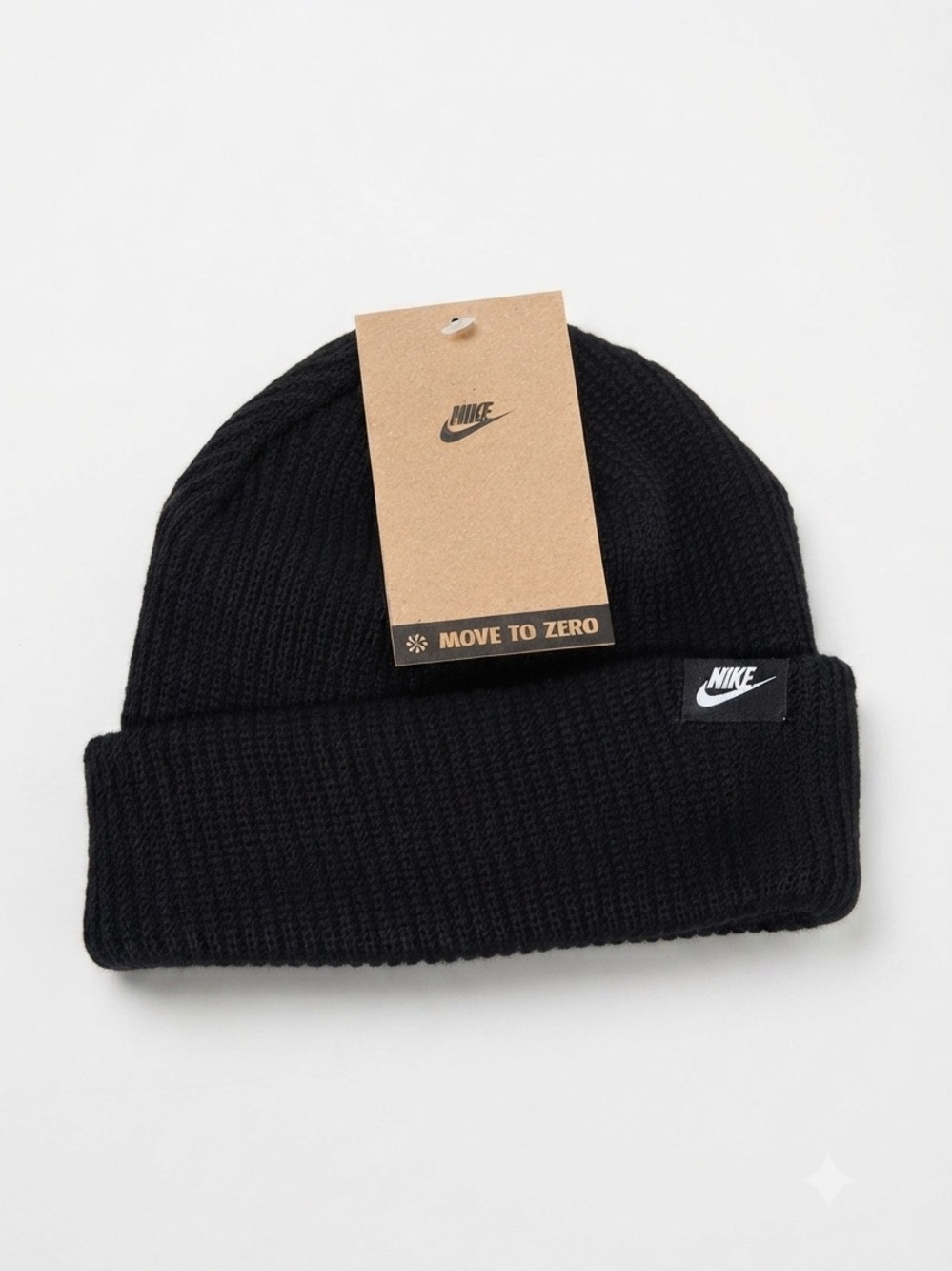 Nike Futura 365 Short Cuff Beanie Black OSFM Unisex Knit Hat NWT